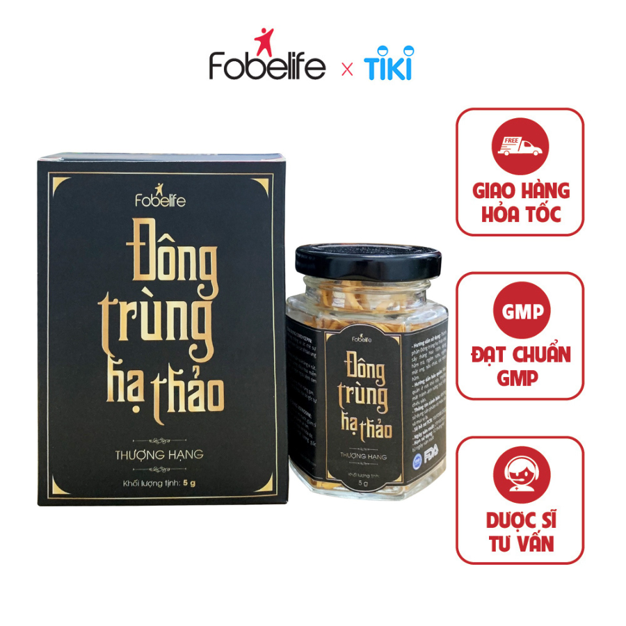 Nấm Đông Trùng Hạ Thảo - Lọ 5g