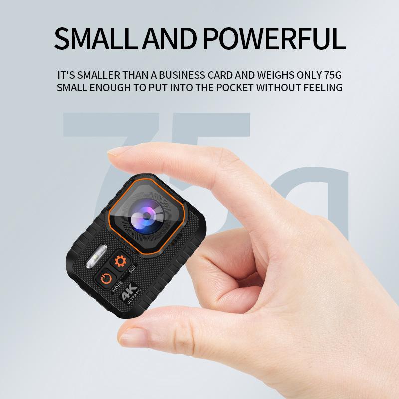 Camera hành động mới 4K60fps với 128g SD Card HD màn hình HD Máy ảnh thể thao chống thấm máy quay máy ảnh thể thao camera camera cam