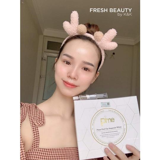 Set 5 tuýp tế bào gốc Pime Feel Up Ampoule White dưỡng trắng, hỗ trợ ức chế sắc tố nám sạm