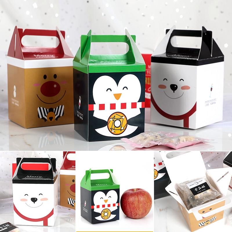 Hộp đựng quà bánh kẹo giáng sinh hình hoạt hình dễ thương