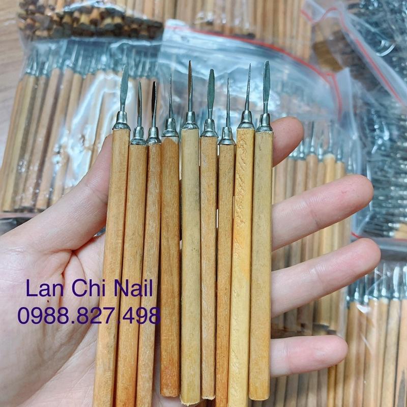 Lấy khoé móng tay chân cán gỗ, cây lấy khóe gỗ