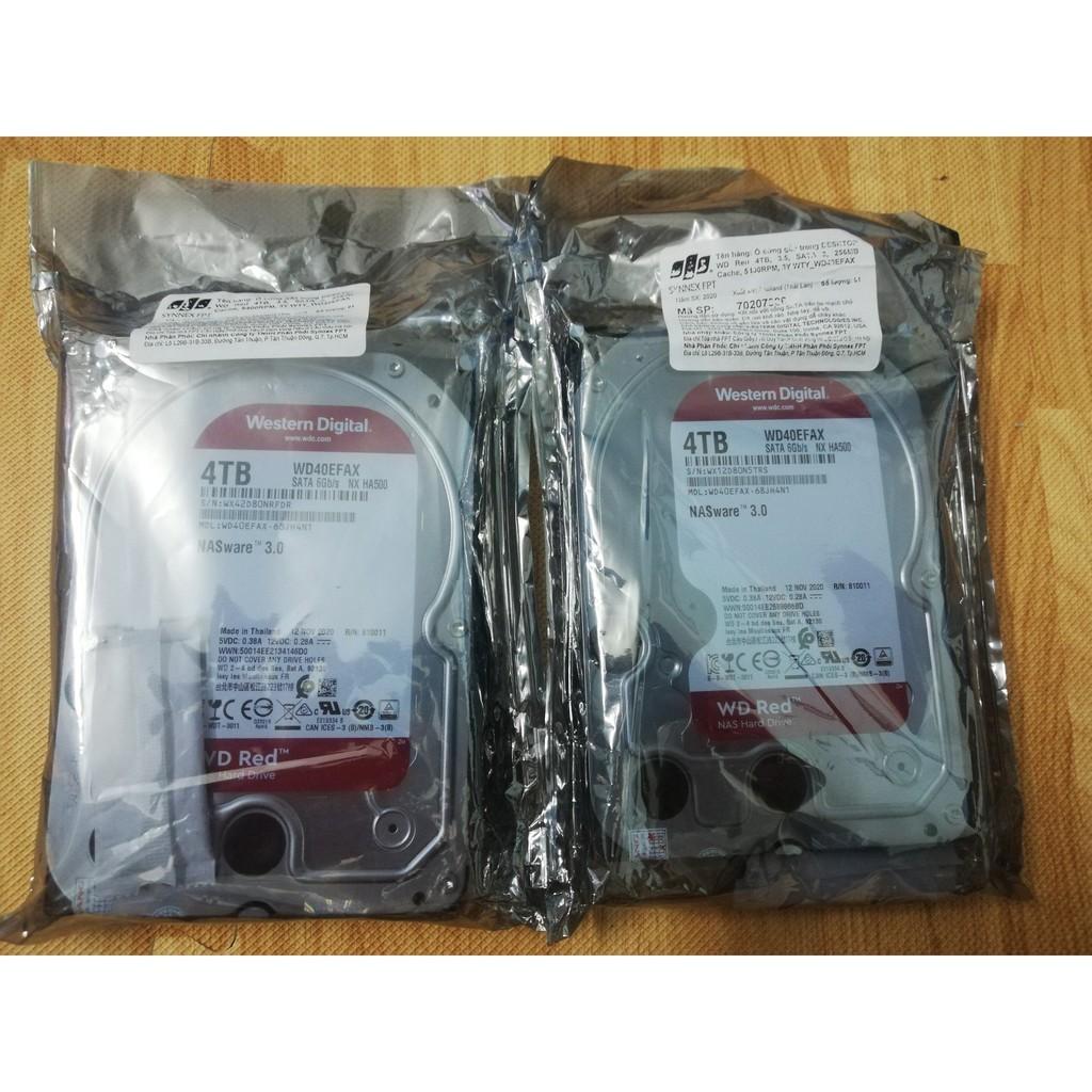 Ổ cứng 4TB RED, 256M Cache, chuyên dụng cho Nas và media center