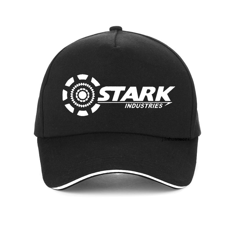 Người đàn ông sắt đàn ông mũ Tony Stark Industries Super Hero Bóng chày mũ bông cotton Casual Men Dad BAD 2020 Mùa hè Snapback Hat Bone