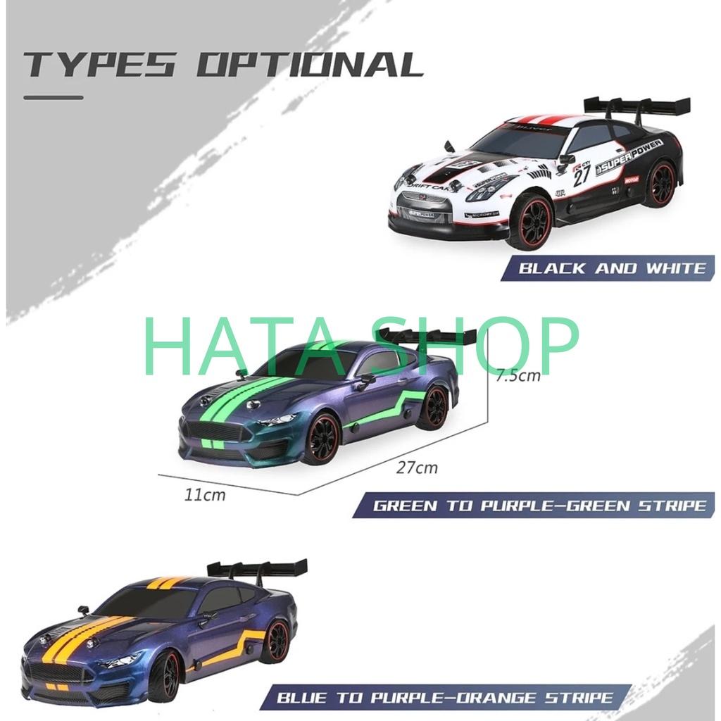 Xe Đua Drift RC-18 Điều Khiển Từ Xa Mustang GTR 1:16 tốc độ cao 35km/h 2.4GHz