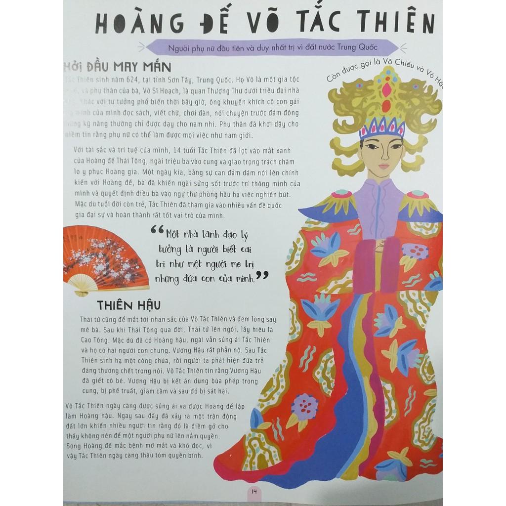 Sách HERSTORY - Cuộc Đời 50 Người Phụ Nữ Gây Chấn Động Thế Giới