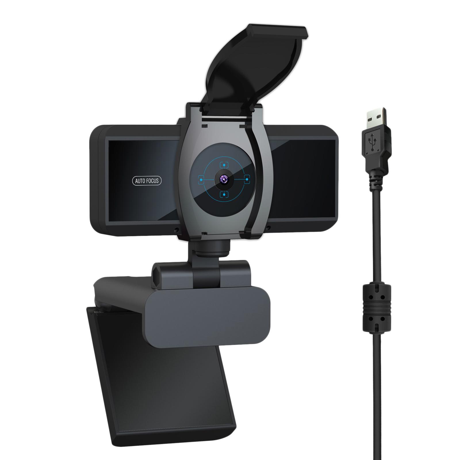 USB Webcam with Microphone for Computer PC Laptop Desktop
