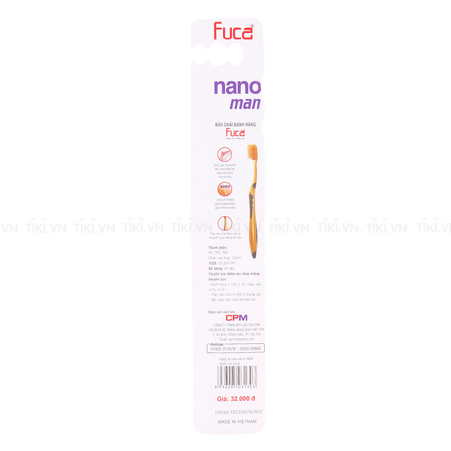 Bàn Chải Đánh Răng Fuca Nano Man