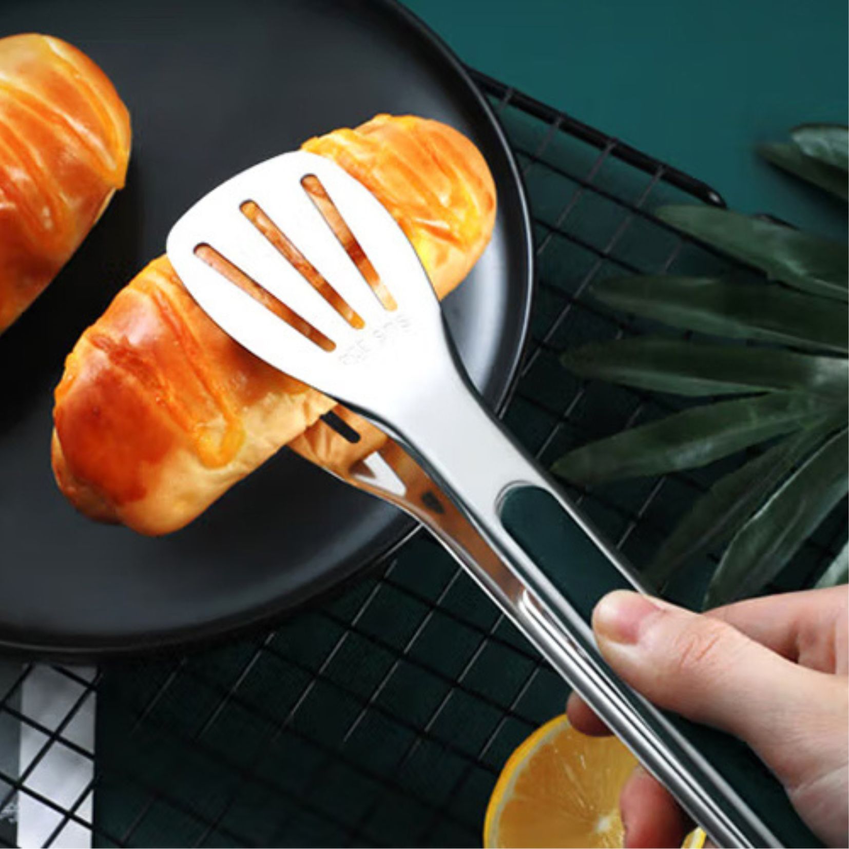 Kẹp gắp thức ăn đa năng không nóng tay, dễ dàng, an toàn tiện lợi, dùng cho nhà bếp, tiệc nướng