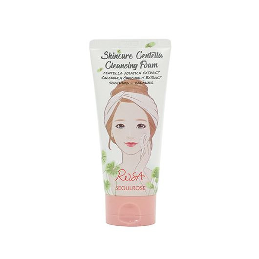 Sữa rửa mặt Rosa Skincure Centella Cleansing Foam – Rửa sạch sâu, hết bã nhờn