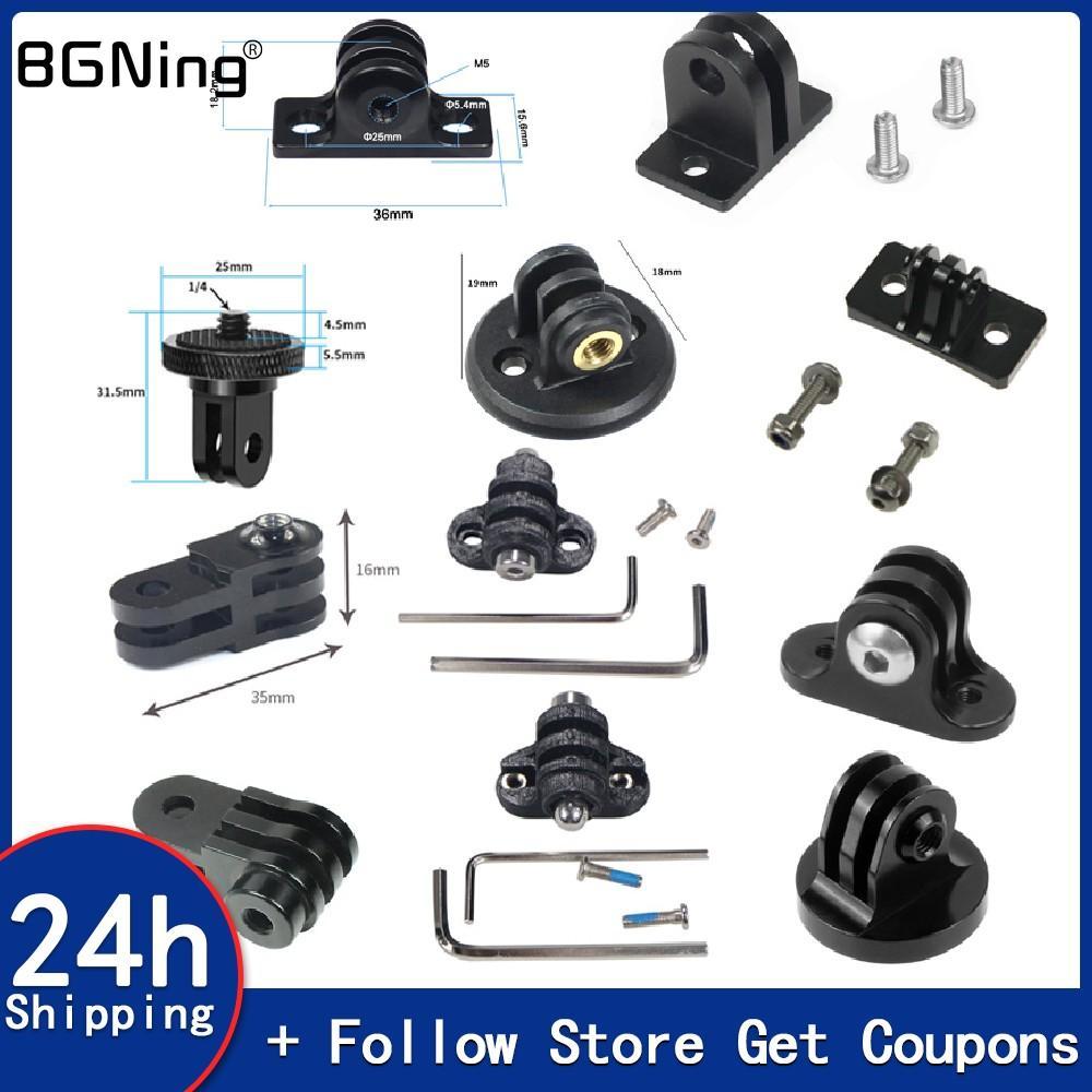 Bộ điều hợp đầu nối xe đạp mở rộng Bộ điều hợp cố định giá đỡ chân máy mini cho GoPro 11 Insta360 x3 One x Dji Osmo Action Camera