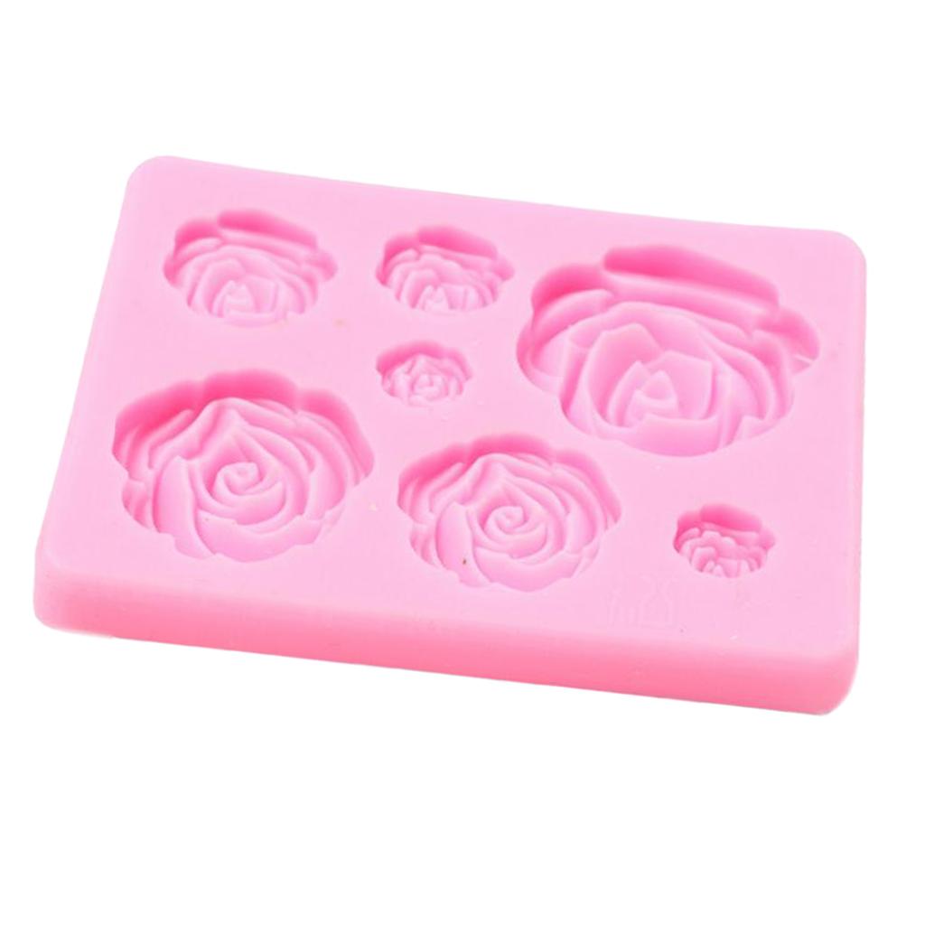 Rose Flower Silicone Mold Mould Sugar Craft Fondant Cake Decorating Baking