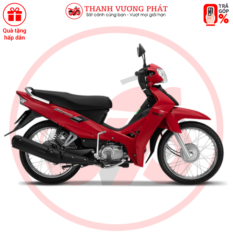 Xe số Yamaha Sirius - phiên bản Căm đùm, động cơ 110cc, phanh cơ, bảo hành 3 năm / 30.000 km,...