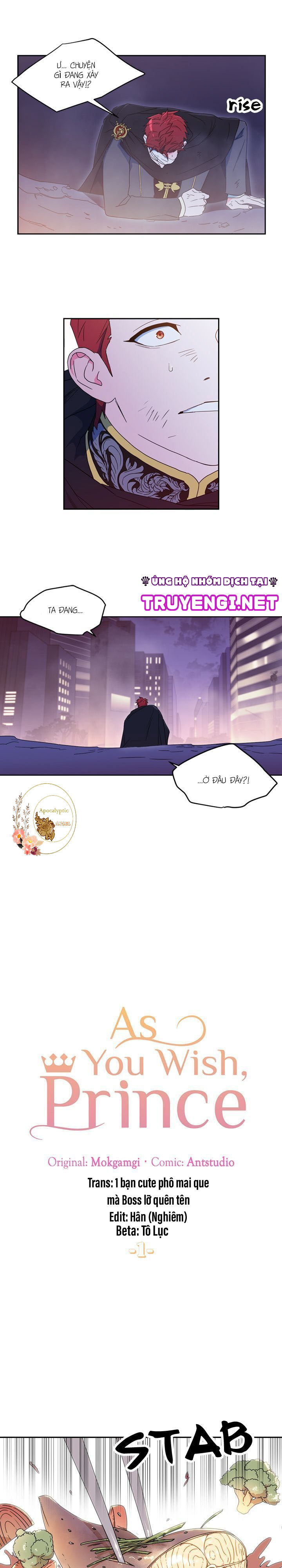 như anh muốn nhé, hoàng tử chapter 1 3