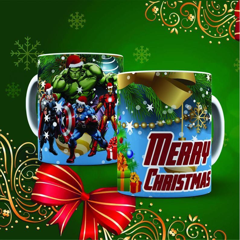 Cốc sứ cao cấp uống trà cà phê in hình hoạt hình giáng sinh - Cốc Noel - Cốc trẻ thơ Mẫu Q