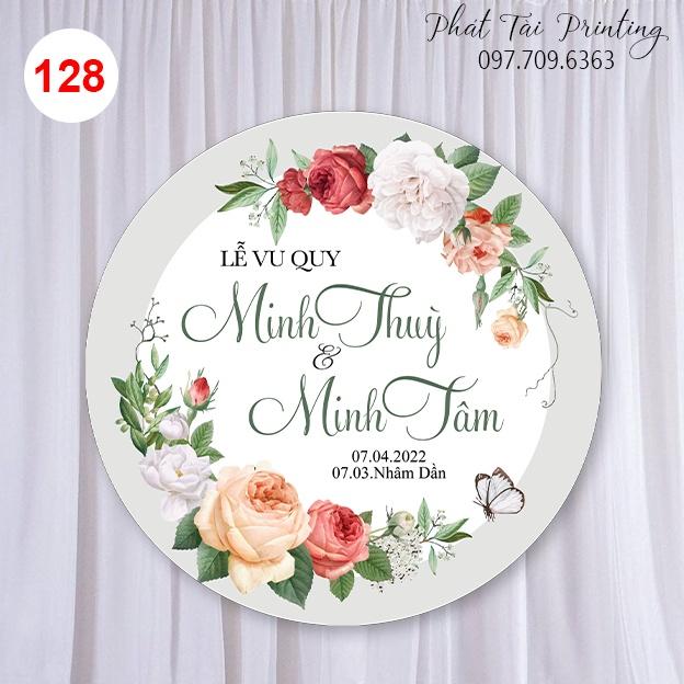 MS 128 - Bảng Backdrop trang trí đám cưới