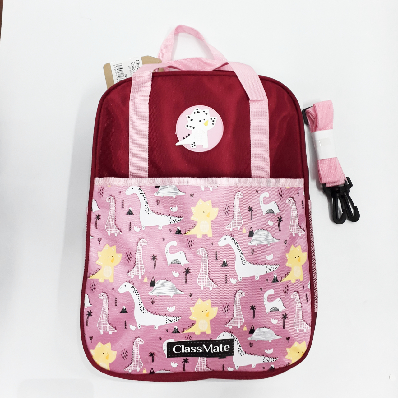 Cặp học thêm vải DINOSAUR Classmate SB14-DI – hồng