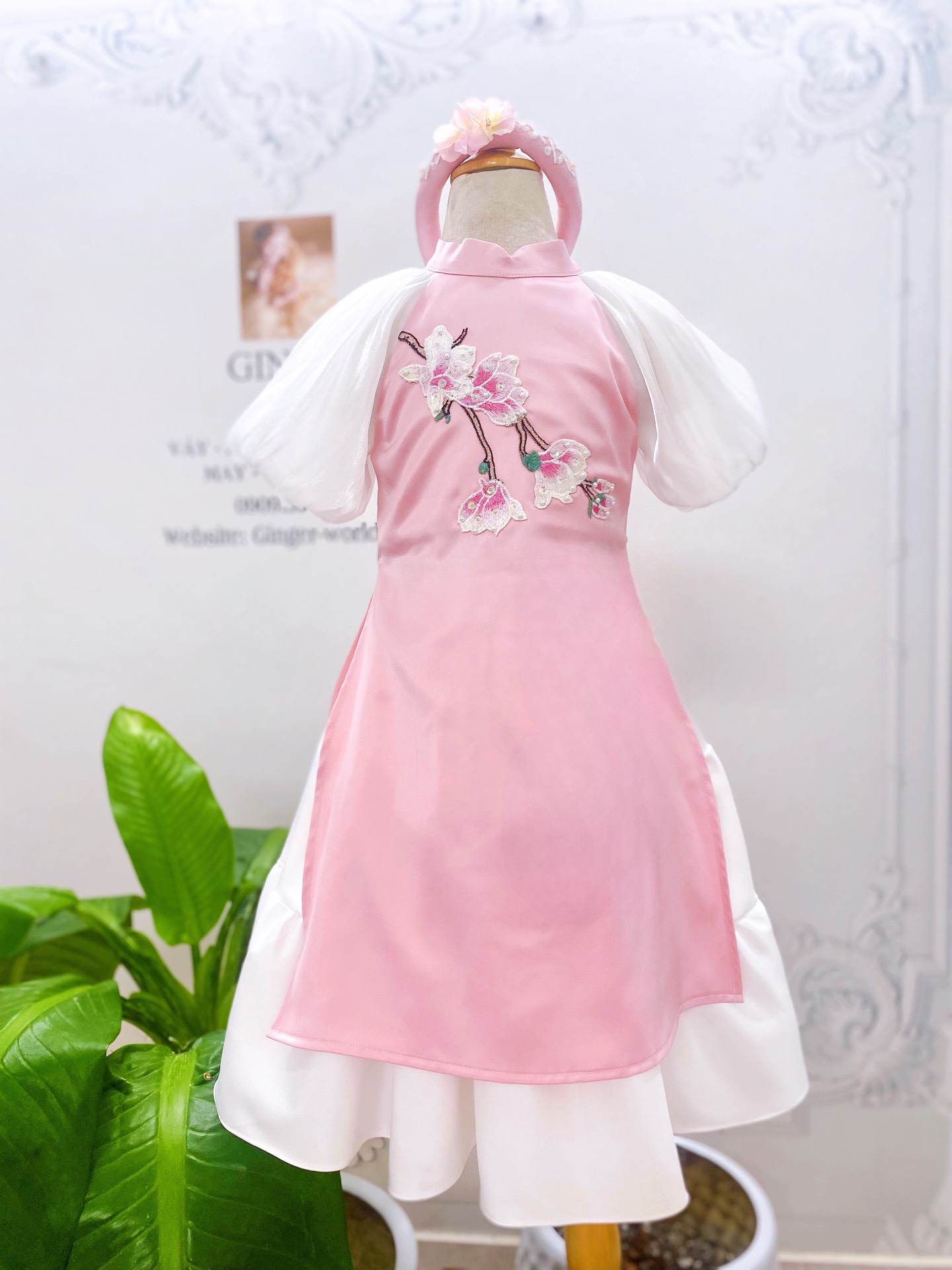 SET ÁO DÀI CHO BÉ AD59