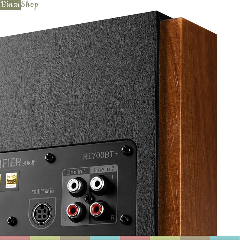 Edifier R1700BT+ - Loa Bookself Kiểm Âm, Bluetooth 5.3, Hi-Res Audio, Công Suất 66W - Hàng Chính Hãng
