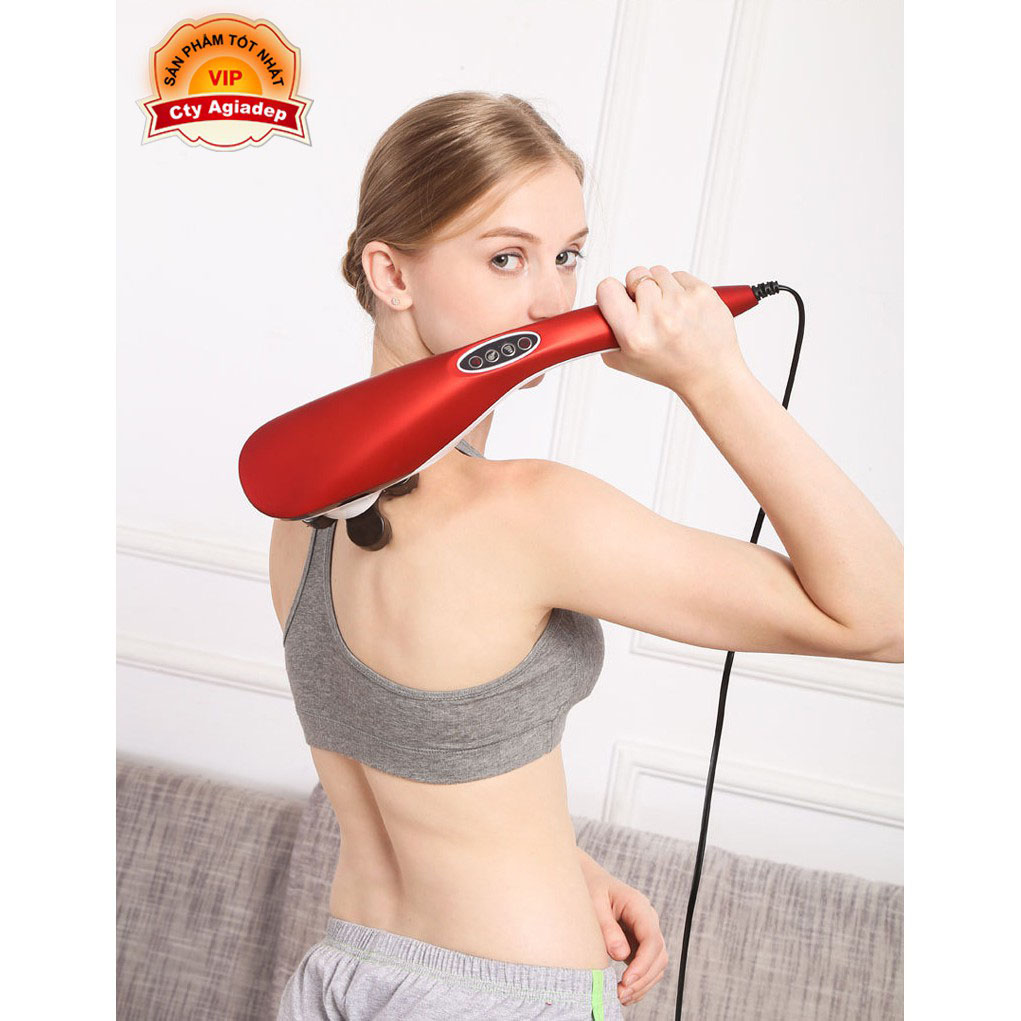 Máy matxa cầm tay Đa năng Lueve - Tặng 7 đầu Massage mọi vùng cổ vai gáy lưng chân tay v.v