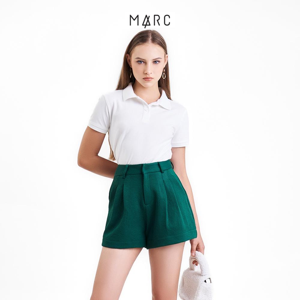 Áo thun polo nữ MARC FASHION trơn cơ bản basic vải mềm mịn mát CBMH091822