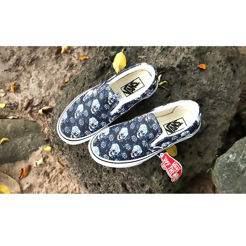 Giày Vans Slip On Flash Skull VN0A4U381HJ