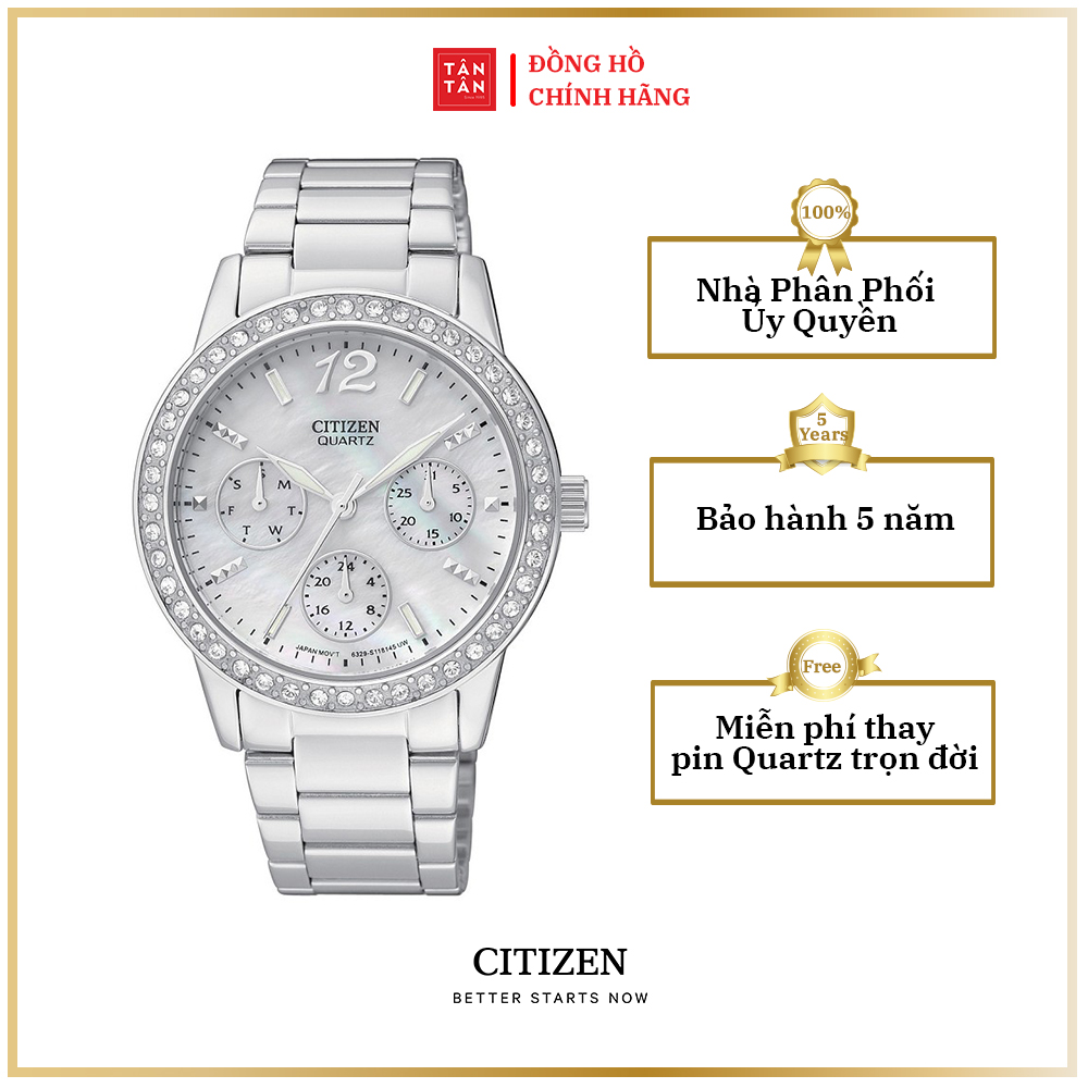 Đồng hồ Nữ Citizen Quartz ED8090-53D 35mm