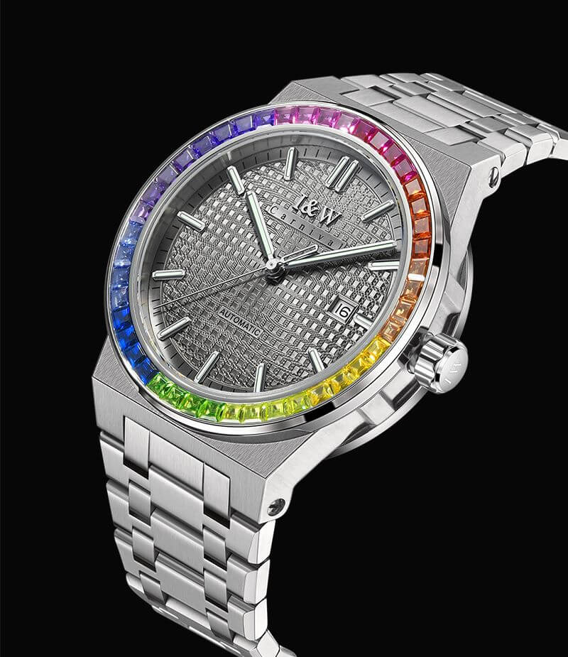 Đồng hồ nam chính hãng IW Carnival IW716G-6 ,Kính sapphire,chống xước,Chống nước30m,BH24 tháng,Máy điện tử(pin),dây da