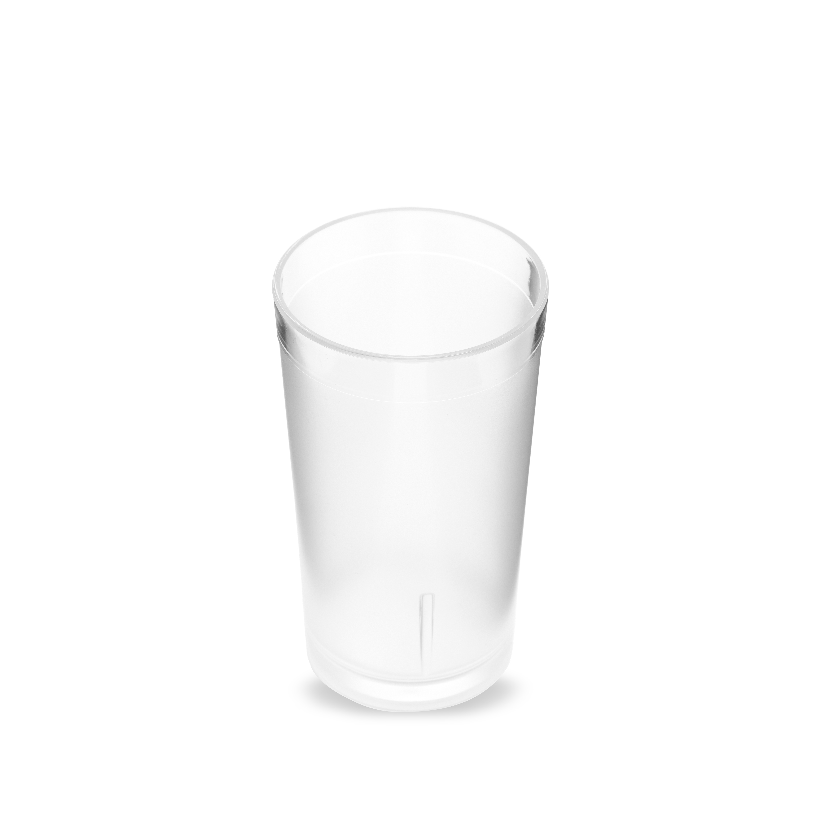 Ly nhựa uống nước, cốc uống nước, màu trắng trong suốt bằng nhựa cao cấp - 2 size