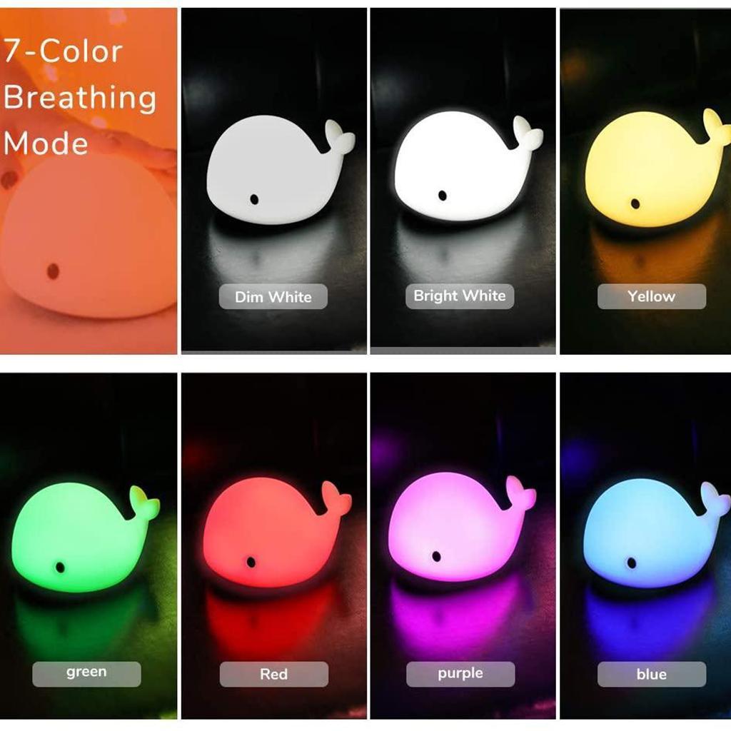 6 Sensor Lamp Night Light USB Dimmable Bedside Table Desk Lights