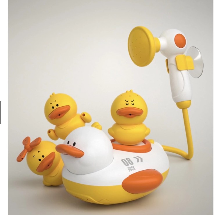 Đồ Chơi Vòi Tắm Con Vịt Hoa Sen Phun Nước, Vòi Đám Mây Ngôi Sao SuperBee Tắm Cho Bé Yêu