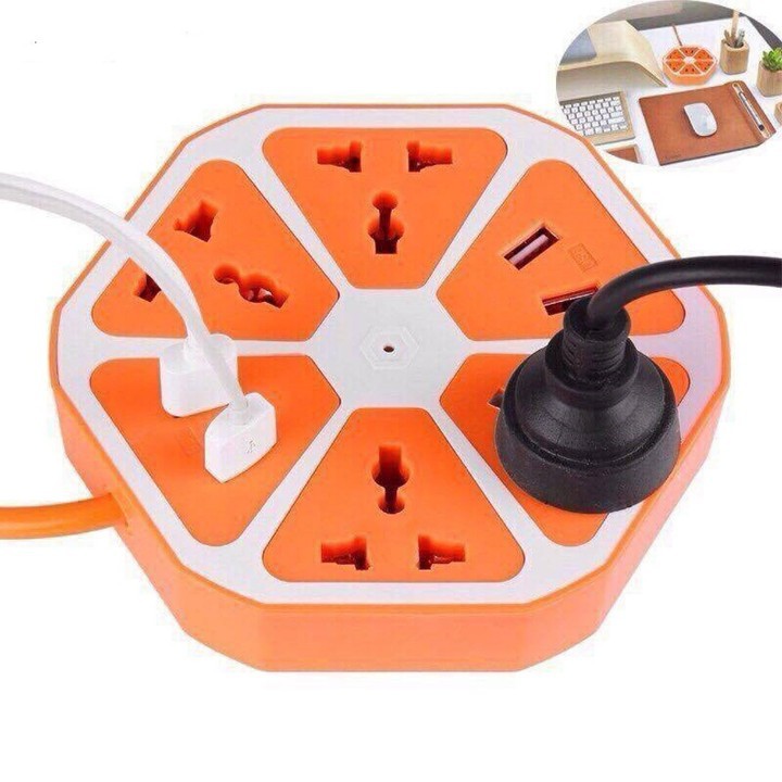 COMBO : Ổ cắm điện thông minh và Súng bắn keo 20W + Tặng kèm 10 cây keo