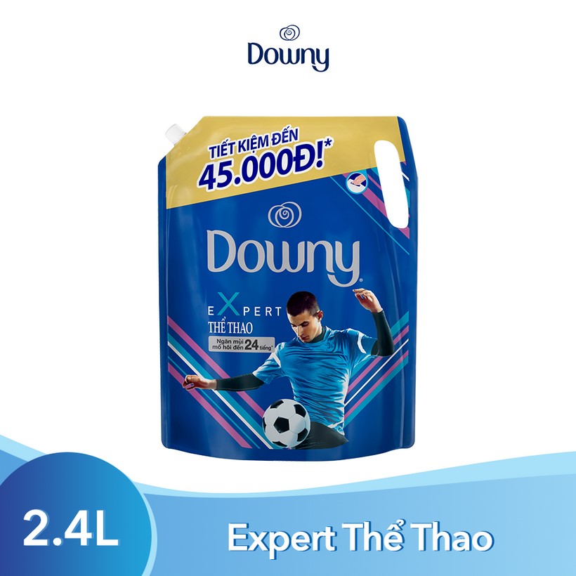 Nước Xả Vải Downy Expert Thể Thao 2.4L (dạng túi)