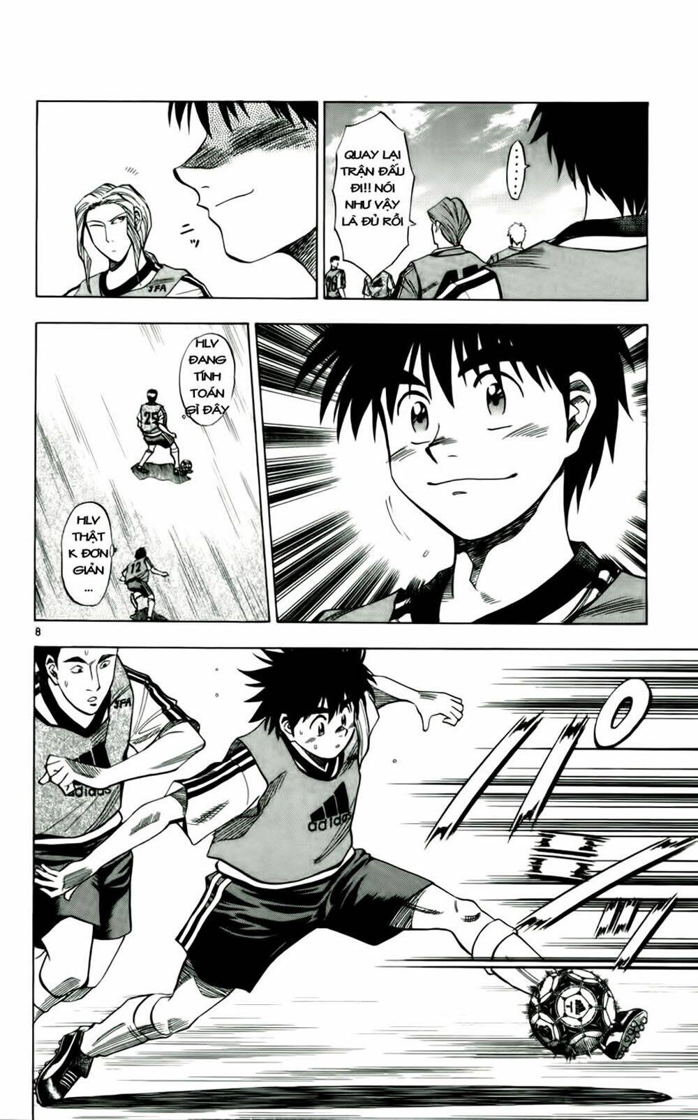 vũ điệu trên sân cỏ - fantasista chapter 40 8