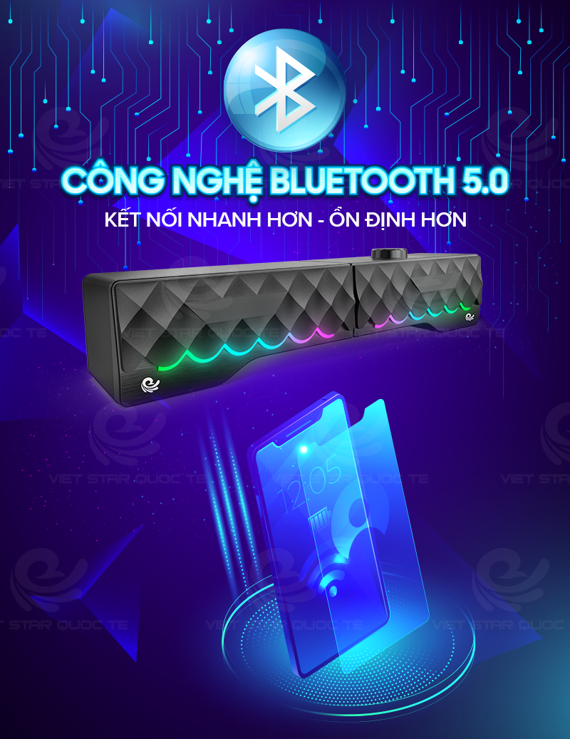 Loa Bluetooth Vi Tính Việt Star Quốc Tế - Hàng Chính Hãng