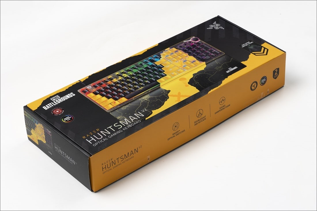Bàn phím Razer Huntsman V2 PUBG: BATTLEGROUNDS Edition