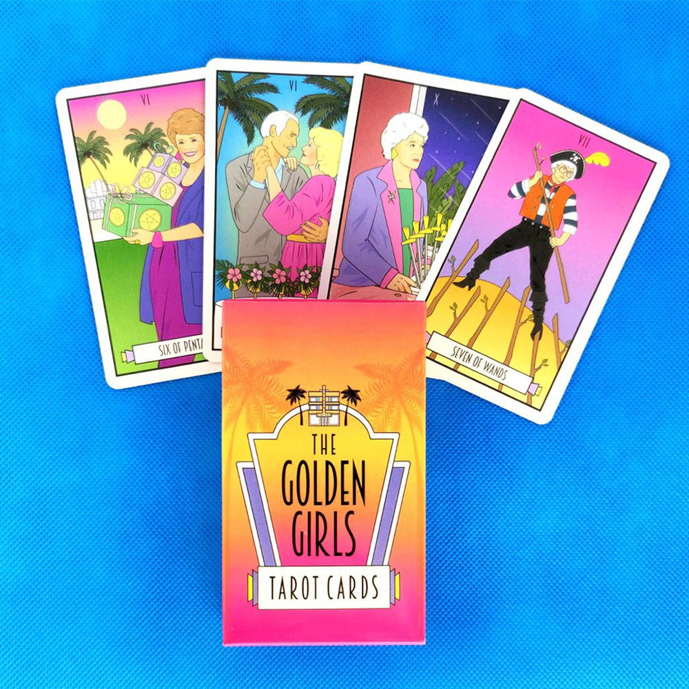 Bài Tarot The Golden Girls Tarot 78 Lá Bài Tặng Đá Thanh Tẩy