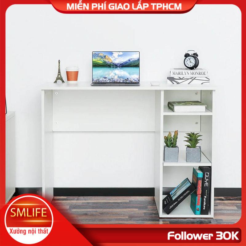 Bàn vi tính gỗ phong cách hiện đại SMLIFE Dobbs
