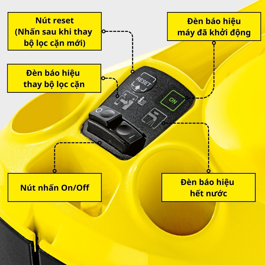 Combo Máy làm sạch bằng hơi nước Karcher SC 3 EasyFix và thanh giặt hơi nước