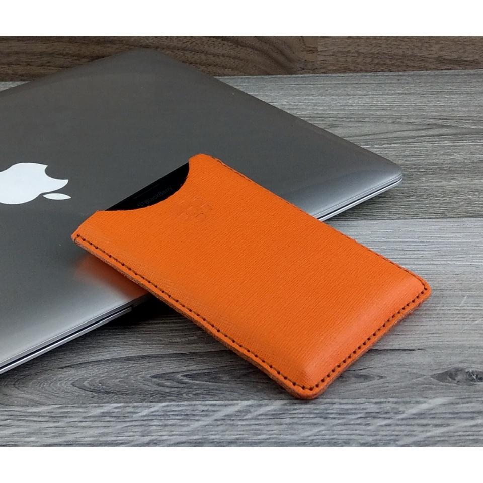 Bao da rút dành cho blackberry passport Q30/ Blackberry silver da bò safiano