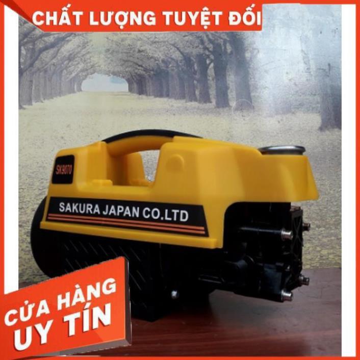 Máy rửa xe Sakura - DC1800-giá rẻ Tặng bình xịt tuyết