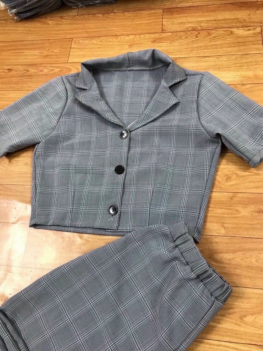 Set bộ cổ Vest thời trang cực chất