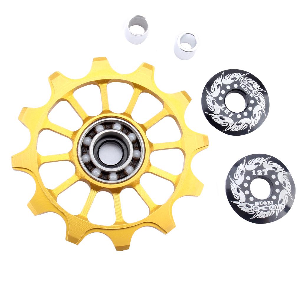 Derailleur Pulley 12T Rear Derailleur Jockey Wheel for Road Bike, Mountain Bike, MTB, BMX