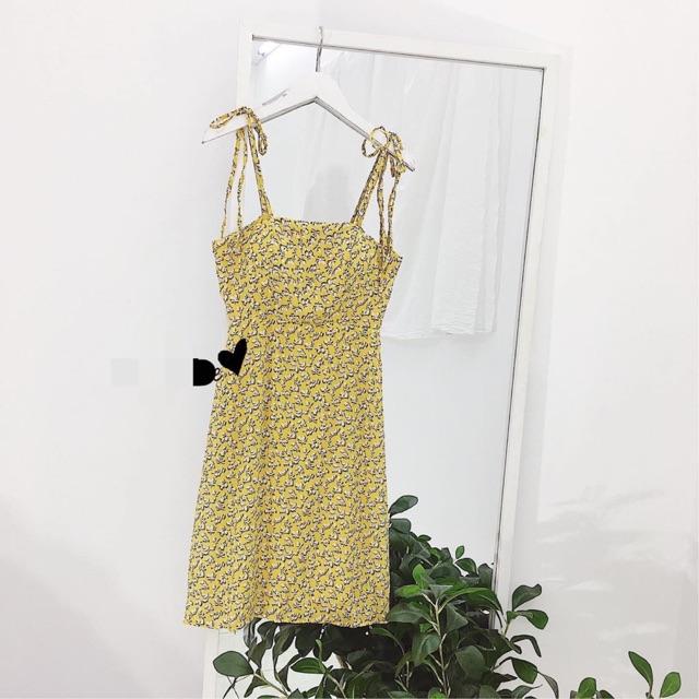 Đầm hoa nhí 2 dây