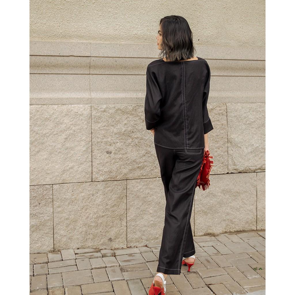 Quần Nữ linen Đen F2 Fashion & Freedom