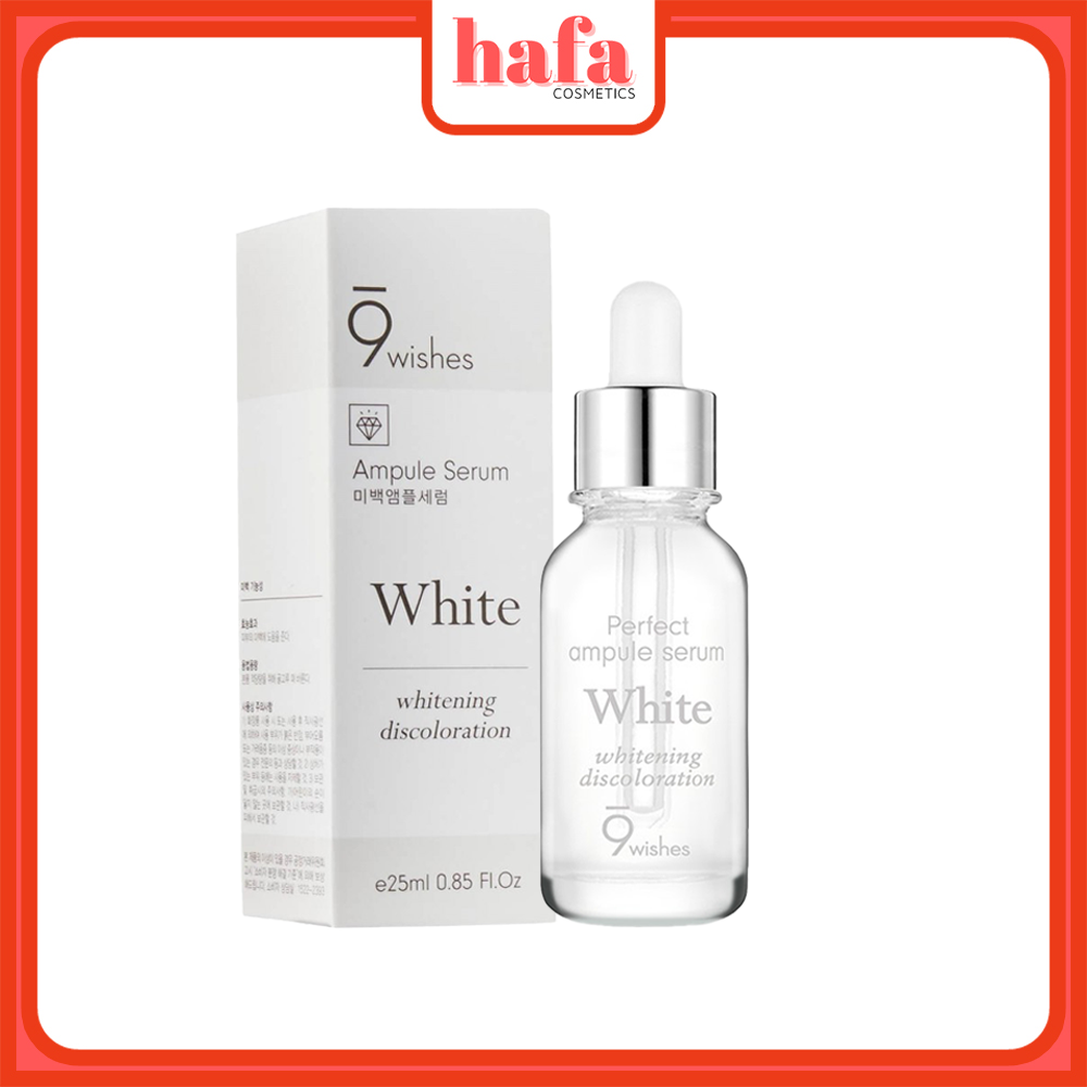 Tinh Chất 9 Wishes Miracle White Ampule Serum Phục Hồi Da Và Dưỡng Trắng 25ml