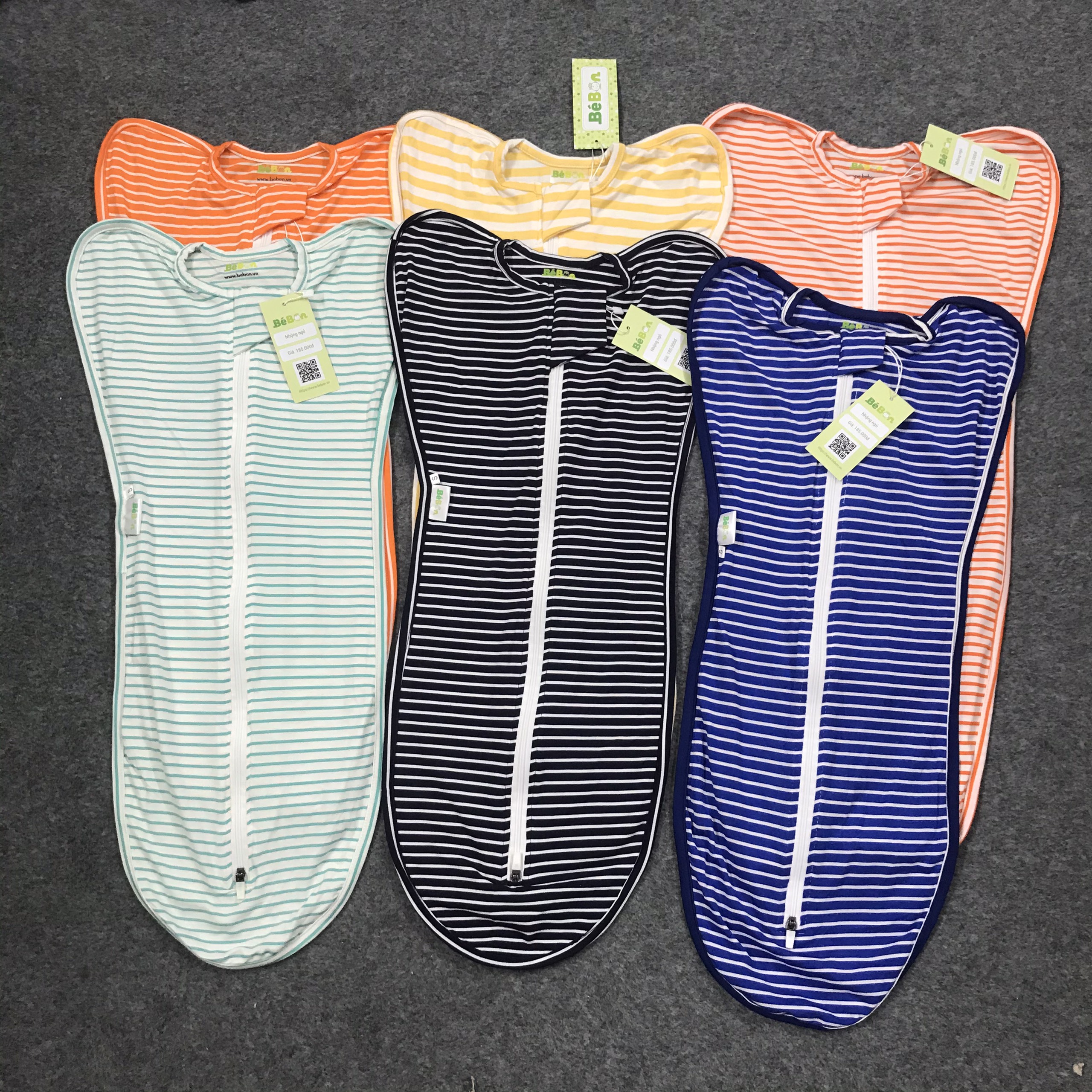 Nhộng chũn mùa hè - Vải cotton co giãn 4 chiều mềm mát - Giúp bé sơ sinh ngủ ngon