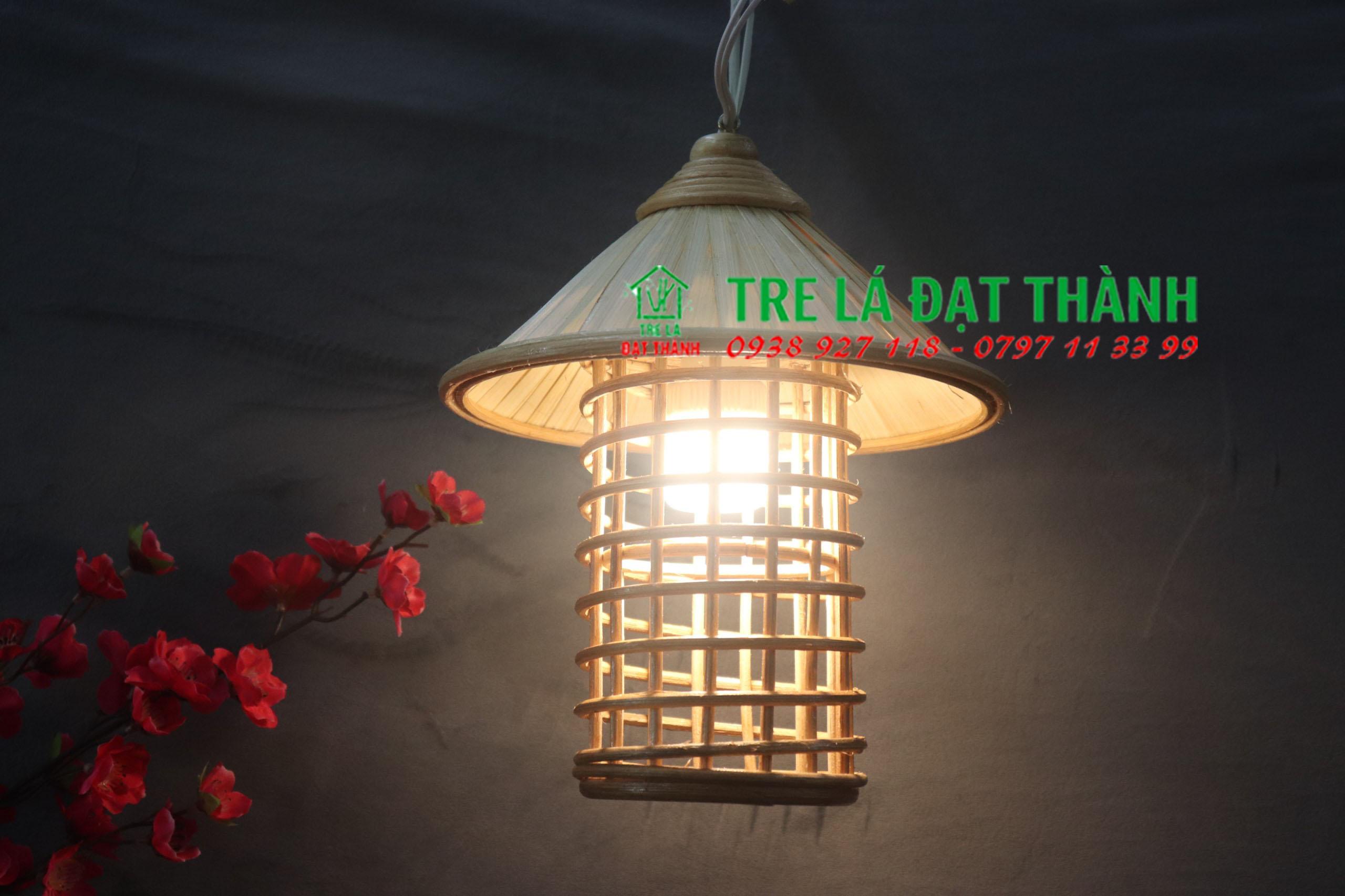 ĐÈN NÓN CHÂN MÂY , ĐÈN MÂY TRANG TRÍ QUÁN ĂN , NHÀ CỬA