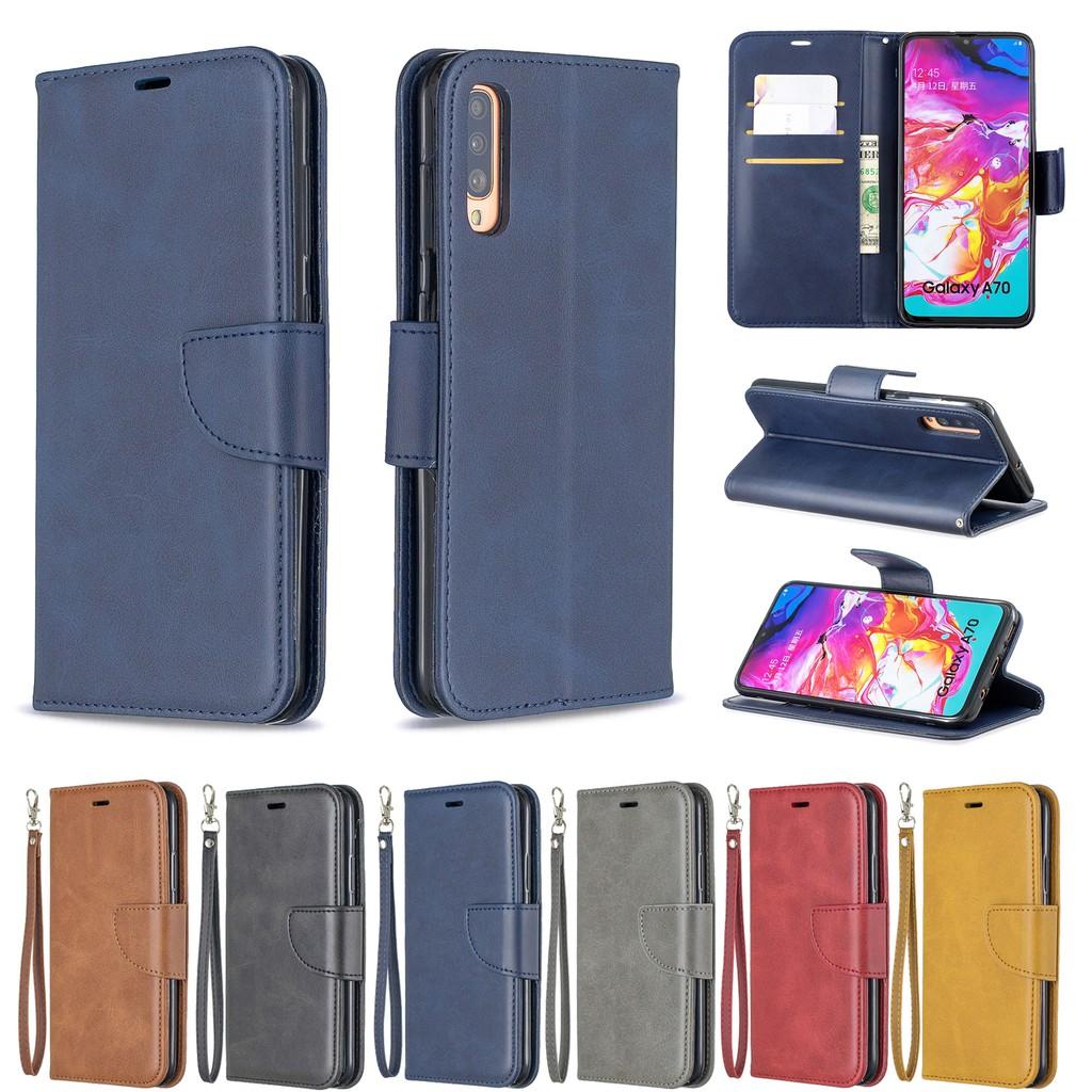 Ốp lưng da ví gập cho Samsung Galaxy A70S A50S A30S A20S A10S A70 A50 A40 A30 A20 A10