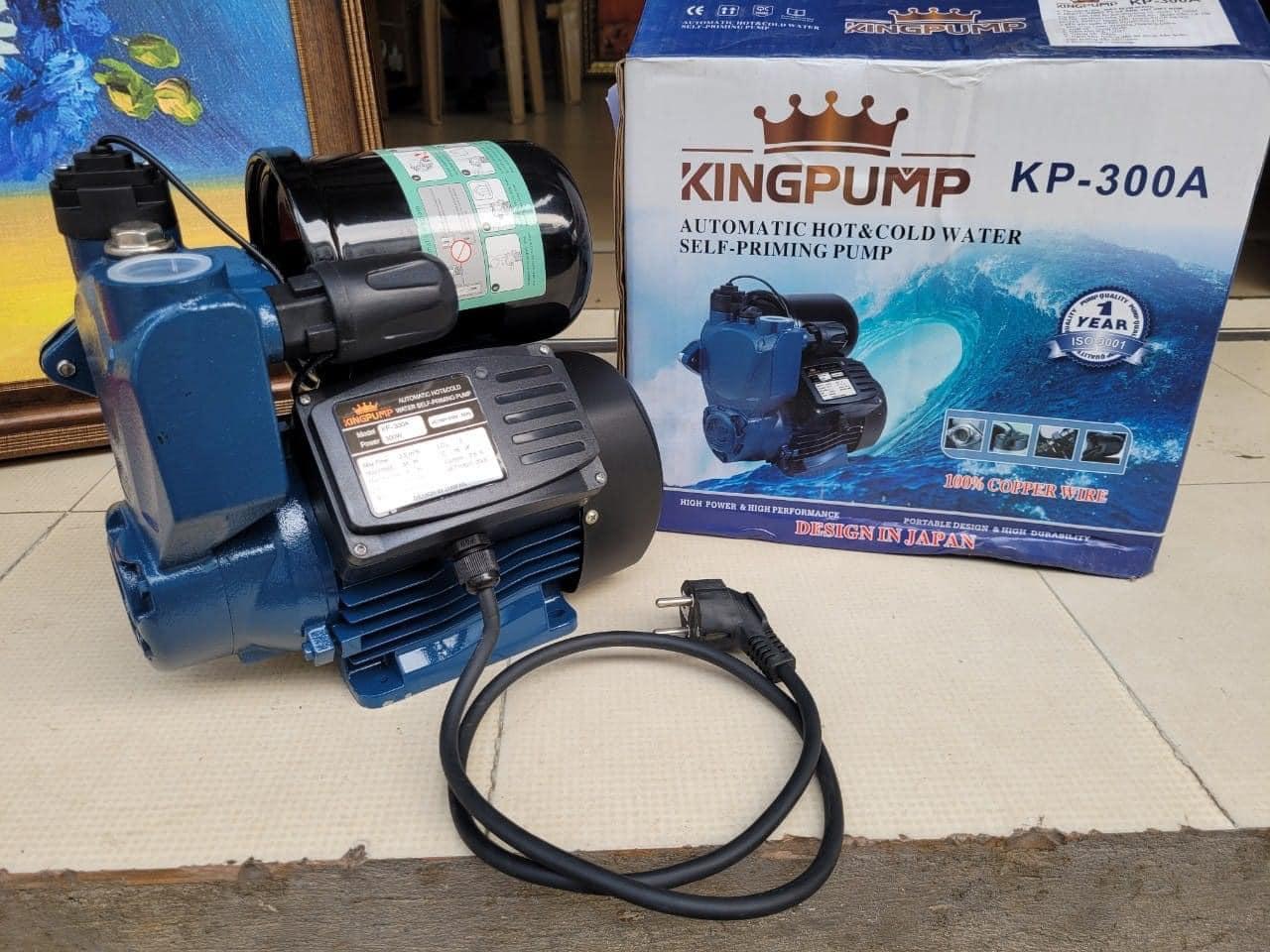 MÁY BƠM NƯƠC TỰ ĐỘNG 300W KINGPUMP KP-300A - HÀNG CHÍNH HÃNG