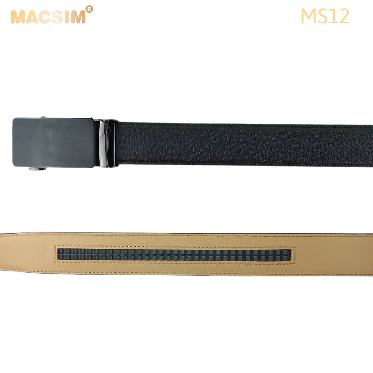 Thắt lưng nam da thật cao cấp nhãn hiệu Macsim MS12